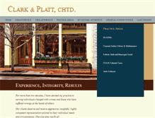 Tablet Screenshot of clarkplatt.com